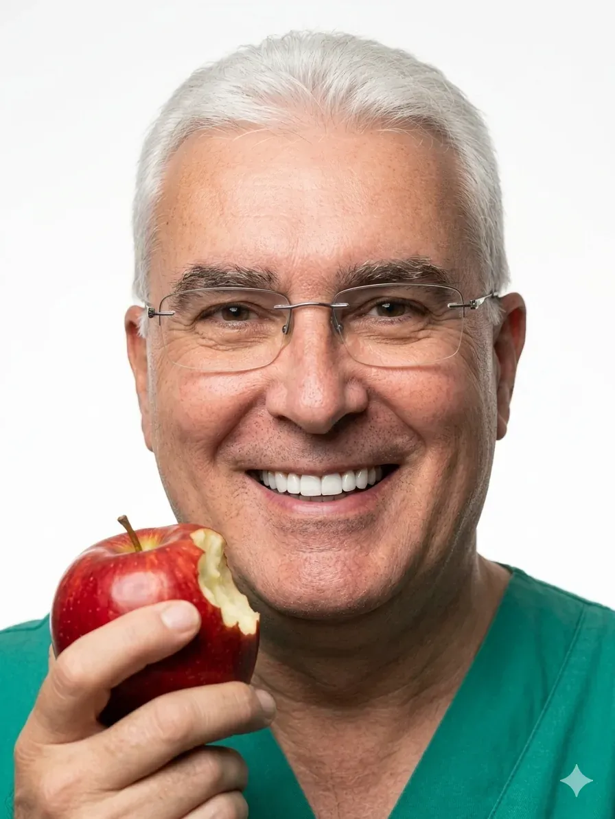 Sonrisa natural tras un tratamiento de estética dental en la Clínica Mendizábal de Logroño, La Rioja